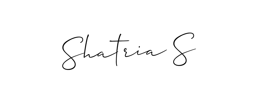 Best and Professional Signature Style for Shatria S. Allison_Script Best Signature Style Collection. Shatria S signature style 2 images and pictures png