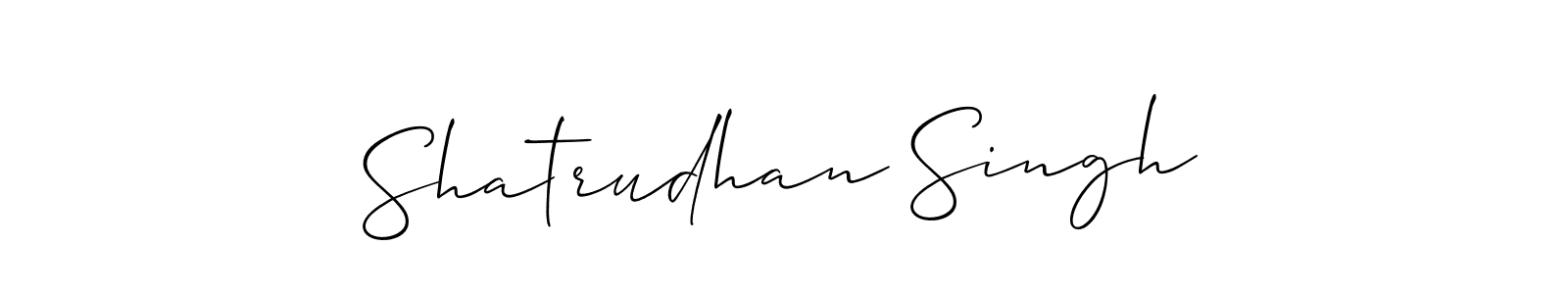 Use a signature maker to create a handwritten signature online. With this signature software, you can design (Allison_Script) your own signature for name Shatrudhan Singh. Shatrudhan Singh signature style 2 images and pictures png