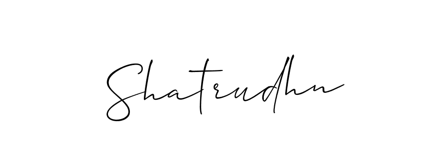 How to Draw Shatrudhn signature style? Allison_Script is a latest design signature styles for name Shatrudhn. Shatrudhn signature style 2 images and pictures png