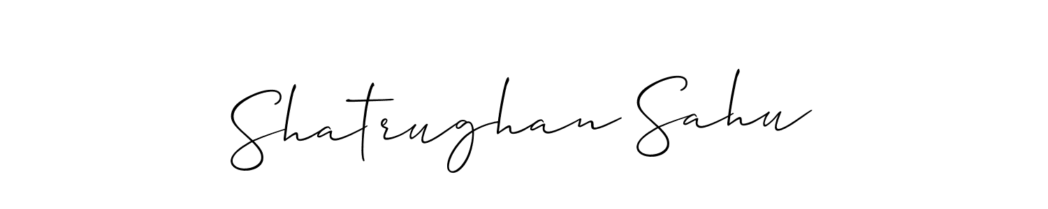Make a short Shatrughan Sahu signature style. Manage your documents anywhere anytime using Allison_Script. Create and add eSignatures, submit forms, share and send files easily. Shatrughan Sahu signature style 2 images and pictures png