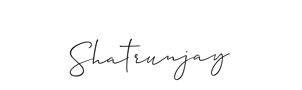 Make a beautiful signature design for name Shatrunjay. Use this online signature maker to create a handwritten signature for free. Shatrunjay signature style 2 images and pictures png