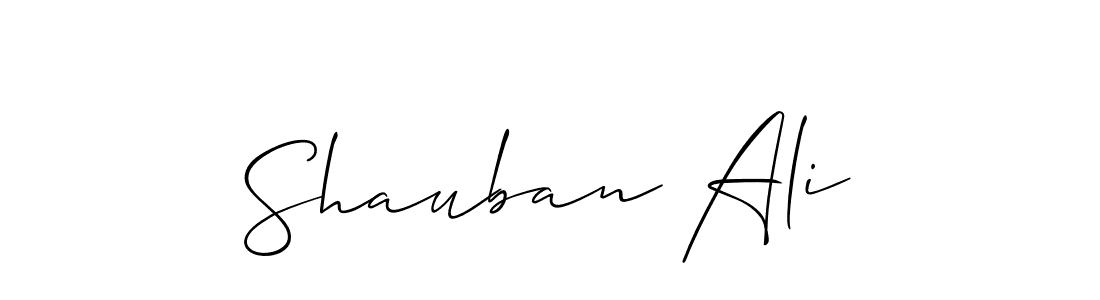 How to make Shauban Ali signature? Allison_Script is a professional autograph style. Create handwritten signature for Shauban Ali name. Shauban Ali signature style 2 images and pictures png