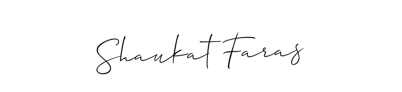 Check out images of Autograph of Shaukat Faras name. Actor Shaukat Faras Signature Style. Allison_Script is a professional sign style online. Shaukat Faras signature style 2 images and pictures png