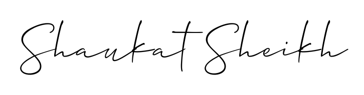 Make a beautiful signature design for name Shaukat Sheikh. With this signature (Allison_Script) style, you can create a handwritten signature for free. Shaukat Sheikh signature style 2 images and pictures png