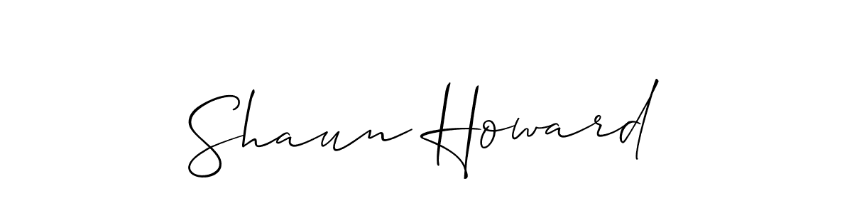 How to make Shaun Howard signature? Allison_Script is a professional autograph style. Create handwritten signature for Shaun Howard name. Shaun Howard signature style 2 images and pictures png