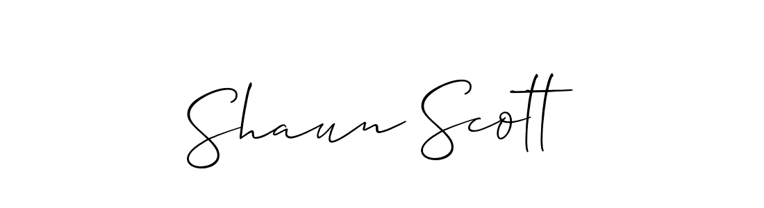 Make a short Shaun Scott signature style. Manage your documents anywhere anytime using Allison_Script. Create and add eSignatures, submit forms, share and send files easily. Shaun Scott signature style 2 images and pictures png