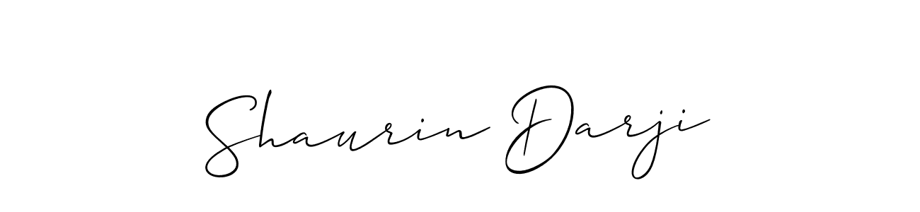 How to make Shaurin Darji signature? Allison_Script is a professional autograph style. Create handwritten signature for Shaurin Darji name. Shaurin Darji signature style 2 images and pictures png