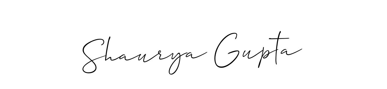 if you are searching for the best signature style for your name Shaurya Gupta. so please give up your signature search. here we have designed multiple signature styles  using Allison_Script. Shaurya Gupta signature style 2 images and pictures png