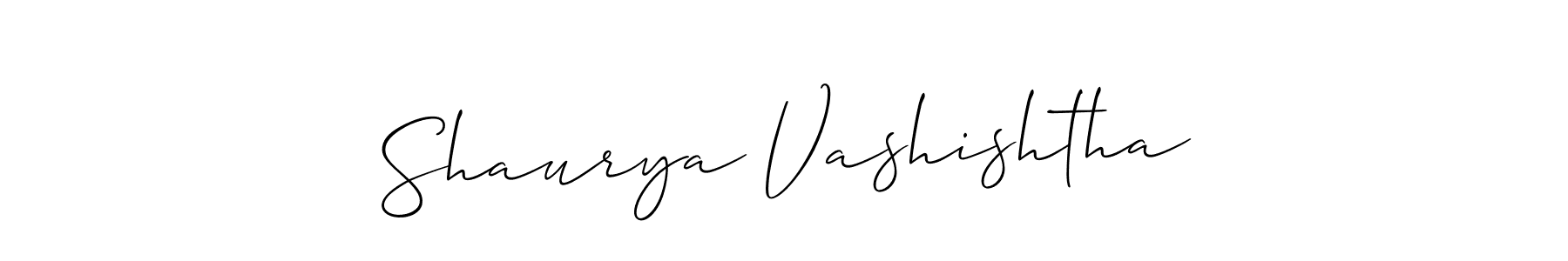 It looks lik you need a new signature style for name Shaurya Vashishtha. Design unique handwritten (Allison_Script) signature with our free signature maker in just a few clicks. Shaurya Vashishtha signature style 2 images and pictures png