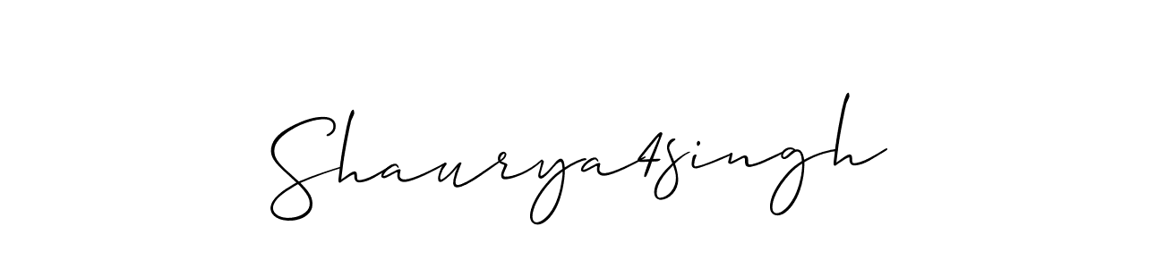 You should practise on your own different ways (Allison_Script) to write your name (Shaurya4singh) in signature. don't let someone else do it for you. Shaurya4singh signature style 2 images and pictures png