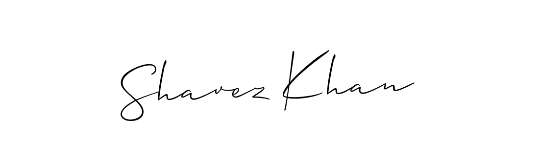 This is the best signature style for the Shavez Khan name. Also you like these signature font (Allison_Script). Mix name signature. Shavez Khan signature style 2 images and pictures png