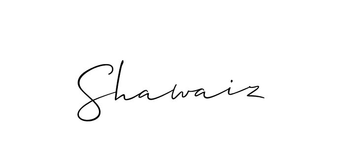 Allison_Script is a professional signature style that is perfect for those who want to add a touch of class to their signature. It is also a great choice for those who want to make their signature more unique. Get Shawaiz name to fancy signature for free. Shawaiz signature style 2 images and pictures png