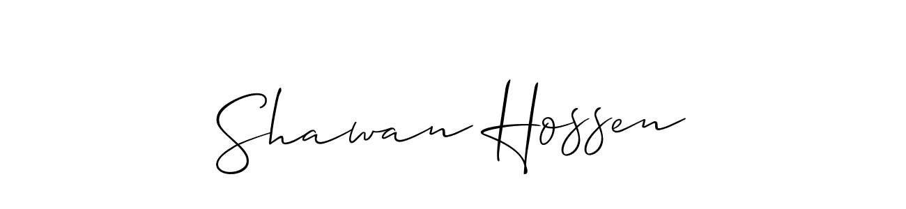 Best and Professional Signature Style for Shawan Hossen. Allison_Script Best Signature Style Collection. Shawan Hossen signature style 2 images and pictures png