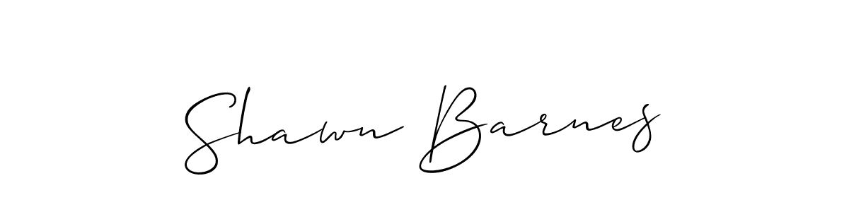 Design your own signature with our free online signature maker. With this signature software, you can create a handwritten (Allison_Script) signature for name Shawn Barnes. Shawn Barnes signature style 2 images and pictures png
