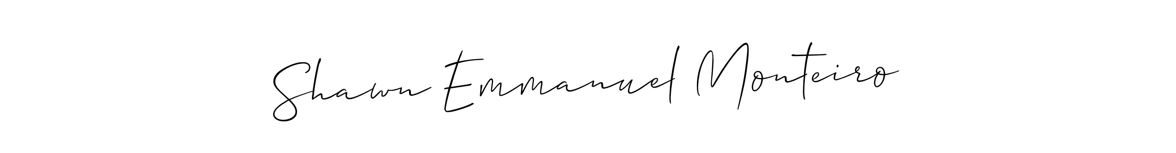 Also You can easily find your signature by using the search form. We will create Shawn Emmanuel Monteiro name handwritten signature images for you free of cost using Allison_Script sign style. Shawn Emmanuel Monteiro signature style 2 images and pictures png