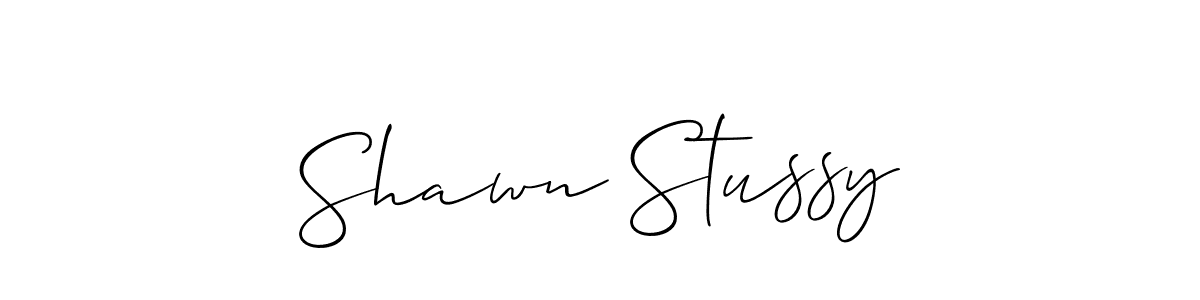 How to make Shawn Stussy name signature. Use Allison_Script style for creating short signs online. This is the latest handwritten sign. Shawn Stussy signature style 2 images and pictures png
