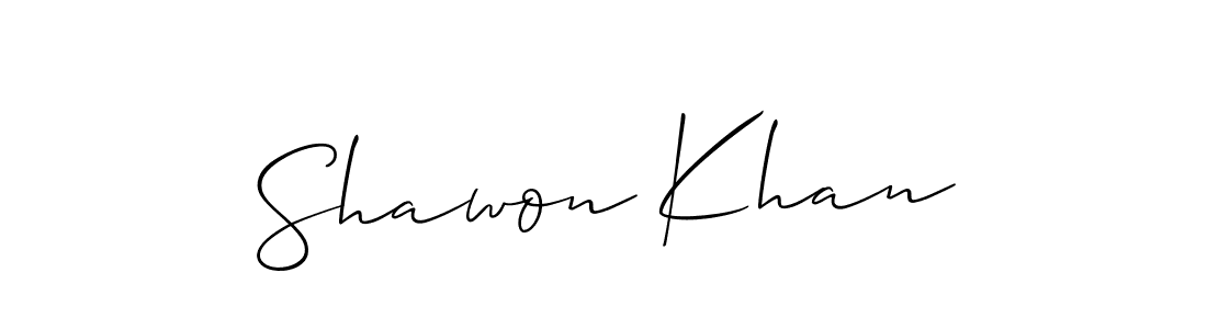 The best way (Allison_Script) to make a short signature is to pick only two or three words in your name. The name Shawon Khan include a total of six letters. For converting this name. Shawon Khan signature style 2 images and pictures png