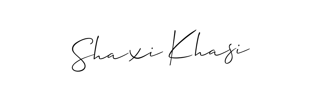Shaxi Khasi stylish signature style. Best Handwritten Sign (Allison_Script) for my name. Handwritten Signature Collection Ideas for my name Shaxi Khasi. Shaxi Khasi signature style 2 images and pictures png