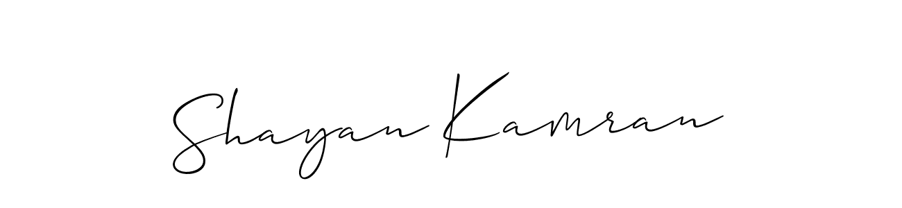 Make a beautiful signature design for name Shayan Kamran. Use this online signature maker to create a handwritten signature for free. Shayan Kamran signature style 2 images and pictures png