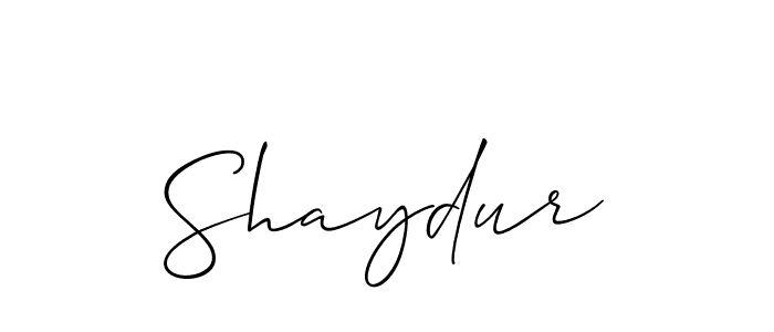 if you are searching for the best signature style for your name Shaydur. so please give up your signature search. here we have designed multiple signature styles  using Allison_Script. Shaydur signature style 2 images and pictures png