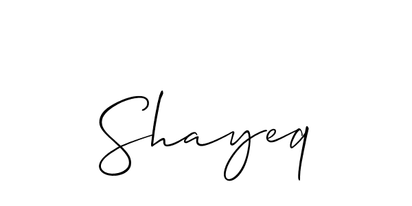 Make a short Shayeq signature style. Manage your documents anywhere anytime using Allison_Script. Create and add eSignatures, submit forms, share and send files easily. Shayeq signature style 2 images and pictures png