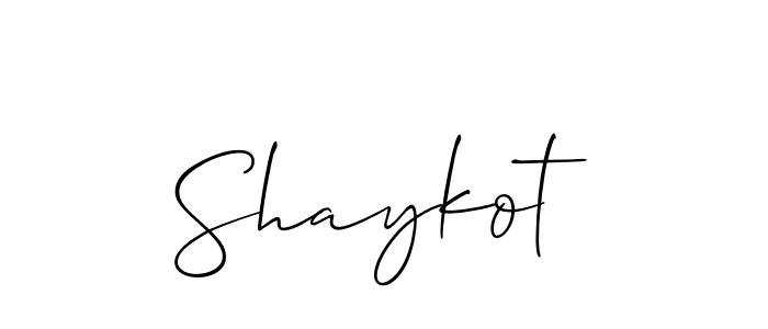 How to make Shaykot name signature. Use Allison_Script style for creating short signs online. This is the latest handwritten sign. Shaykot signature style 2 images and pictures png