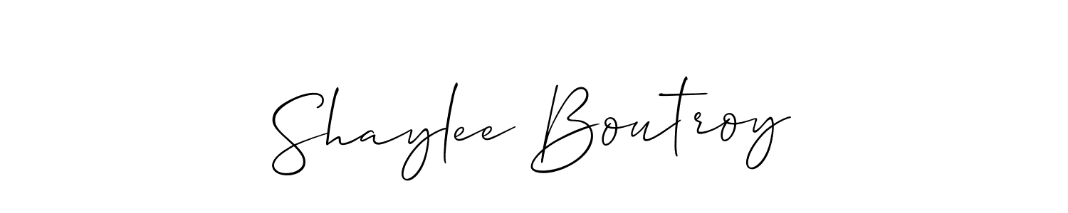 Check out images of Autograph of Shaylee Boutroy name. Actor Shaylee Boutroy Signature Style. Allison_Script is a professional sign style online. Shaylee Boutroy signature style 2 images and pictures png