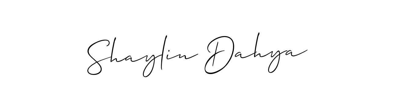 Best and Professional Signature Style for Shaylin Dahya. Allison_Script Best Signature Style Collection. Shaylin Dahya signature style 2 images and pictures png