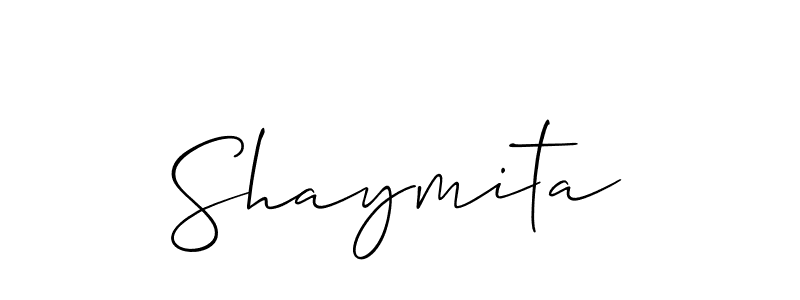 Make a beautiful signature design for name Shaymita. Use this online signature maker to create a handwritten signature for free. Shaymita signature style 2 images and pictures png