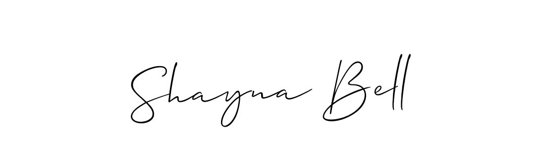 Make a beautiful signature design for name Shayna Bell. Use this online signature maker to create a handwritten signature for free. Shayna Bell signature style 2 images and pictures png