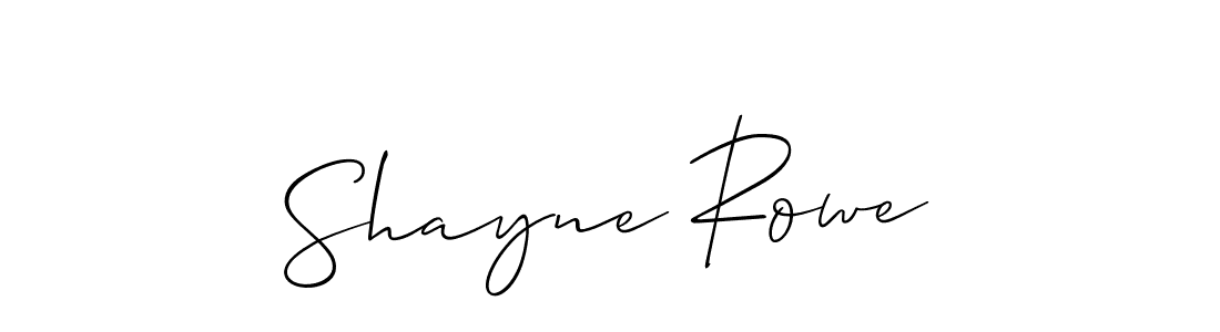 Make a beautiful signature design for name Shayne Rowe. Use this online signature maker to create a handwritten signature for free. Shayne Rowe signature style 2 images and pictures png