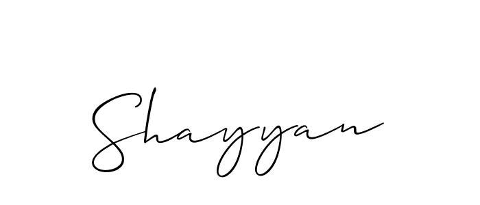 You can use this online signature creator to create a handwritten signature for the name Shayyan. This is the best online autograph maker. Shayyan signature style 2 images and pictures png