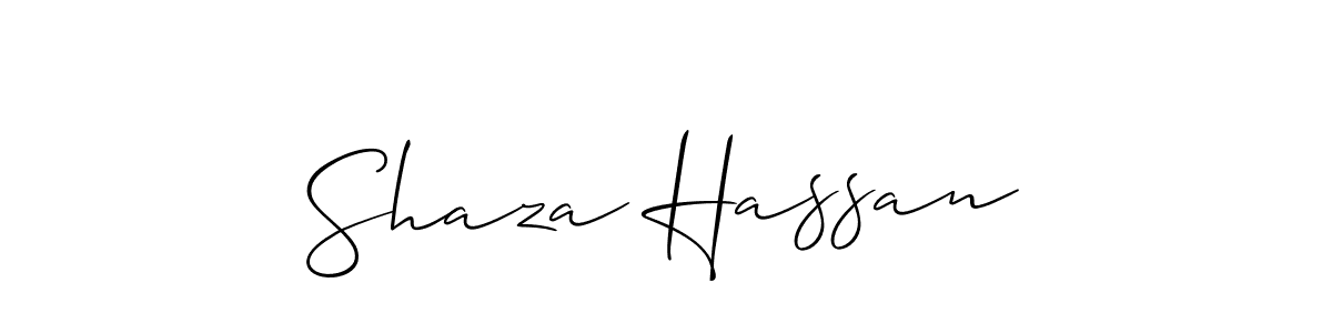 if you are searching for the best signature style for your name Shaza Hassan. so please give up your signature search. here we have designed multiple signature styles  using Allison_Script. Shaza Hassan signature style 2 images and pictures png