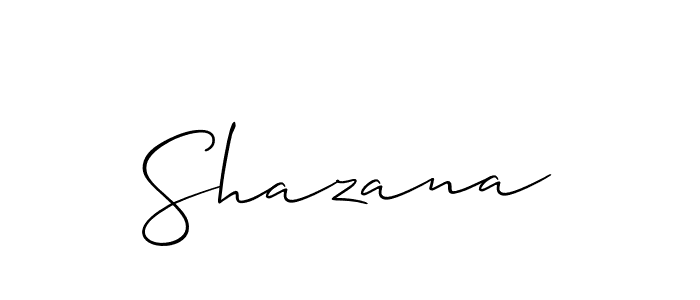 Allison_Script is a professional signature style that is perfect for those who want to add a touch of class to their signature. It is also a great choice for those who want to make their signature more unique. Get Shazana name to fancy signature for free. Shazana signature style 2 images and pictures png