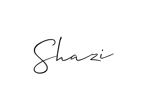 Create a beautiful signature design for name Shazi. With this signature (Allison_Script) fonts, you can make a handwritten signature for free. Shazi signature style 2 images and pictures png