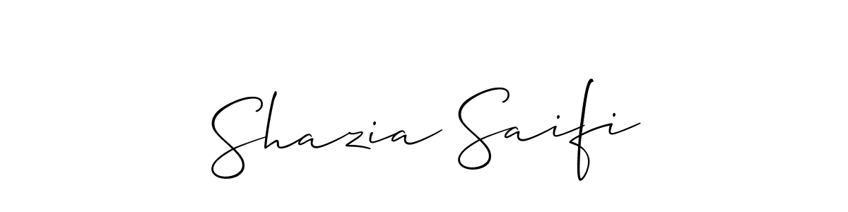 Once you've used our free online signature maker to create your best signature Allison_Script style, it's time to enjoy all of the benefits that Shazia Saifi name signing documents. Shazia Saifi signature style 2 images and pictures png