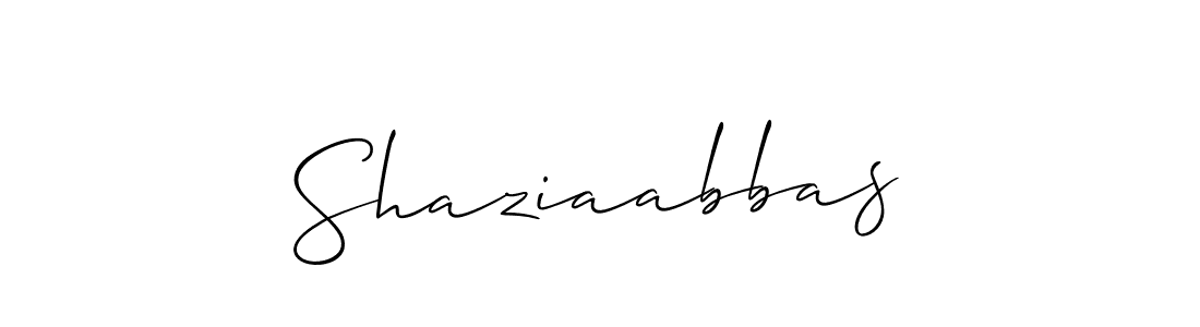 The best way (Allison_Script) to make a short signature is to pick only two or three words in your name. The name Shaziaabbas include a total of six letters. For converting this name. Shaziaabbas signature style 2 images and pictures png