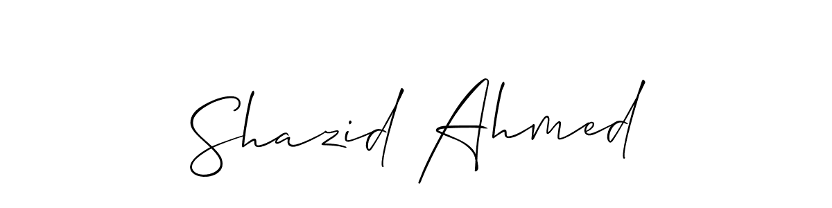 You can use this online signature creator to create a handwritten signature for the name Shazid Ahmed. This is the best online autograph maker. Shazid Ahmed signature style 2 images and pictures png