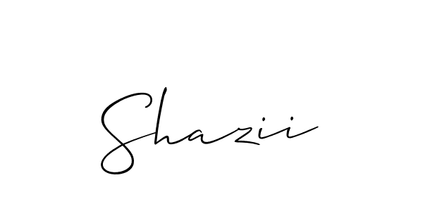 Make a beautiful signature design for name Shazii. Use this online signature maker to create a handwritten signature for free. Shazii signature style 2 images and pictures png