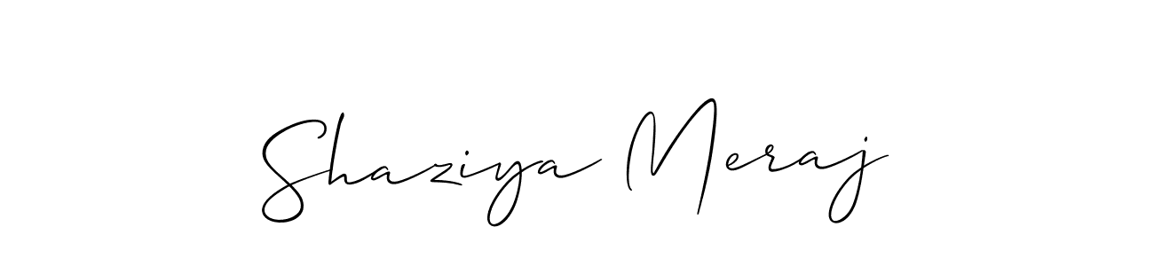 How to Draw Shaziya Meraj signature style? Allison_Script is a latest design signature styles for name Shaziya Meraj. Shaziya Meraj signature style 2 images and pictures png