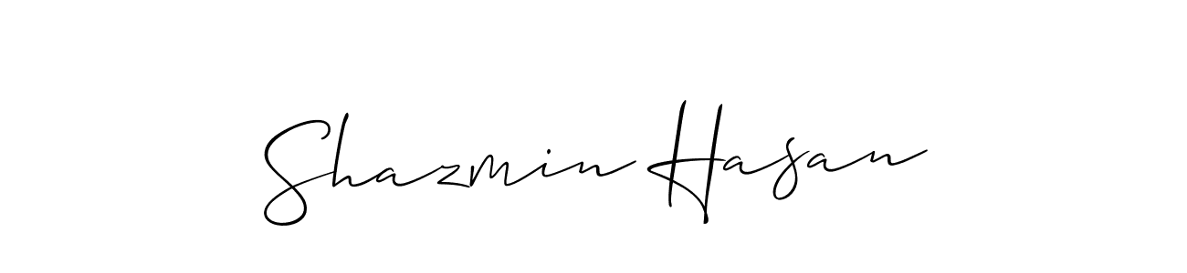 Once you've used our free online signature maker to create your best signature Allison_Script style, it's time to enjoy all of the benefits that Shazmin Hasan name signing documents. Shazmin Hasan signature style 2 images and pictures png