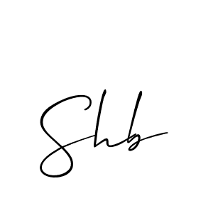 Shb stylish signature style. Best Handwritten Sign (Allison_Script) for my name. Handwritten Signature Collection Ideas for my name Shb. Shb signature style 2 images and pictures png