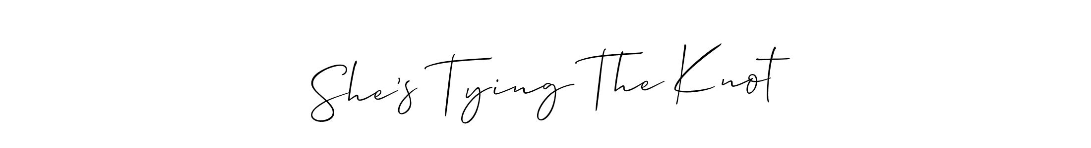 You can use this online signature creator to create a handwritten signature for the name She’s Tying The Knot. This is the best online autograph maker. She’s Tying The Knot signature style 2 images and pictures png