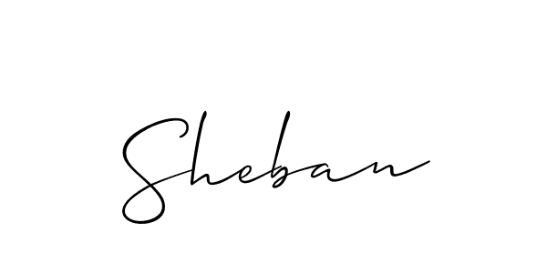Once you've used our free online signature maker to create your best signature Allison_Script style, it's time to enjoy all of the benefits that Sheban name signing documents. Sheban signature style 2 images and pictures png