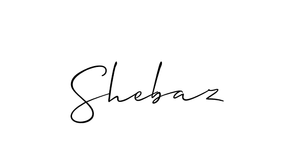 Allison_Script is a professional signature style that is perfect for those who want to add a touch of class to their signature. It is also a great choice for those who want to make their signature more unique. Get Shebaz name to fancy signature for free. Shebaz signature style 2 images and pictures png