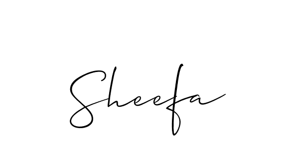 The best way (Allison_Script) to make a short signature is to pick only two or three words in your name. The name Sheefa include a total of six letters. For converting this name. Sheefa signature style 2 images and pictures png