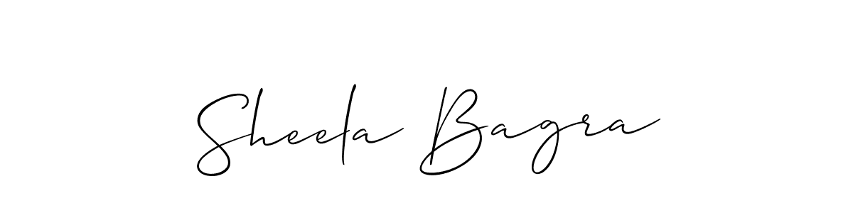 Best and Professional Signature Style for Sheela Bagra. Allison_Script Best Signature Style Collection. Sheela Bagra signature style 2 images and pictures png