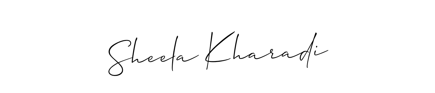 Check out images of Autograph of Sheela Kharadi name. Actor Sheela Kharadi Signature Style. Allison_Script is a professional sign style online. Sheela Kharadi signature style 2 images and pictures png