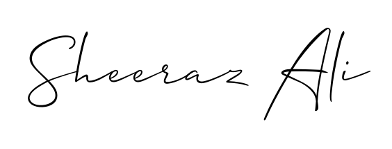 Try this chic Sheeraz Ali handwritten sign style. Using Allison_Script font elements, it gives your name a sleek, memorable identity. Sheeraz Ali signature style 2 images and pictures png