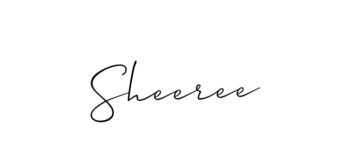 Similarly Allison_Script is the best handwritten signature design. Signature creator online .You can use it as an online autograph creator for name Sheeree. Sheeree signature style 2 images and pictures png